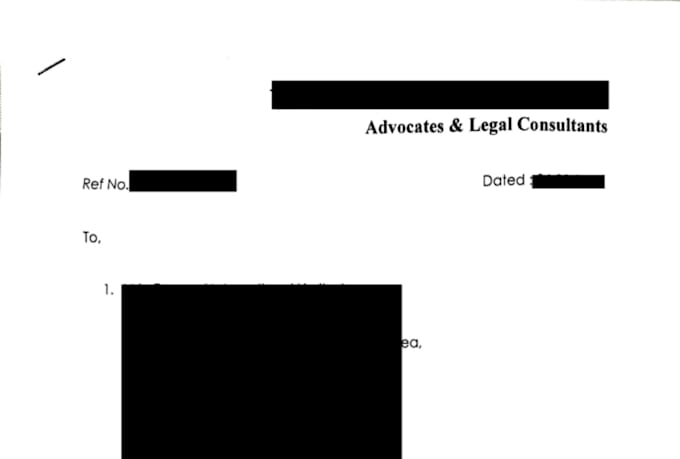 do legal notice drafting